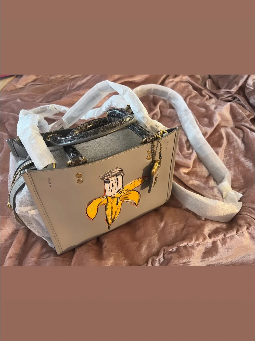 Coach X Jean Michel Basquiat Rogue 25 W/Sneakskin detail